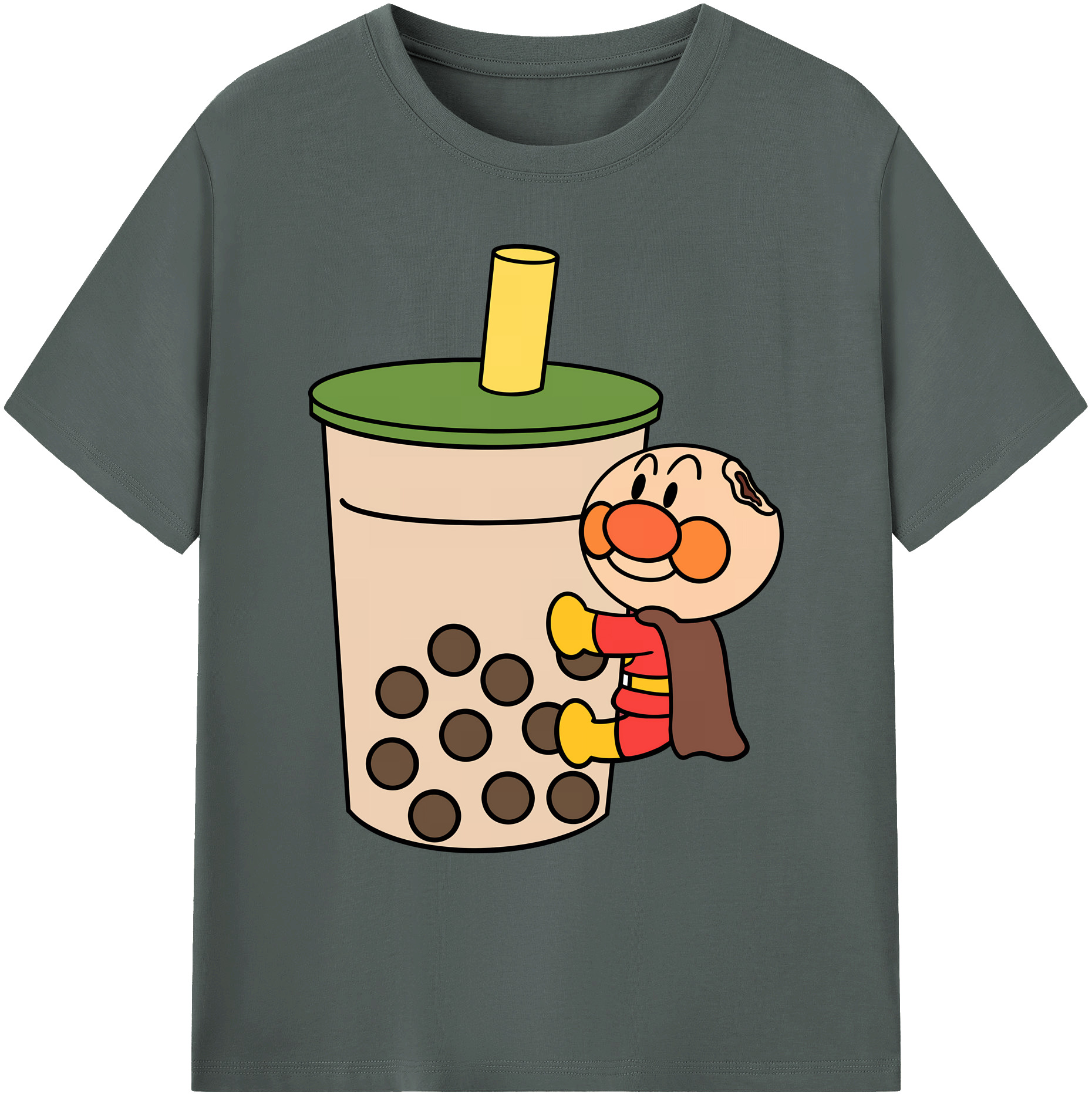 （画像用） アンパンマン Anpanman 綿100％ メンズ半袖Tシャツ｜肌触りやわらか＆通気性
